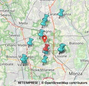 Mappa Via Como, 20832 Desio MB, Italia (3.35538)