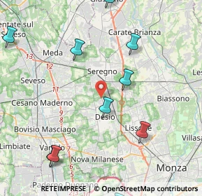 Mappa Via Como, 20832 Desio MB, Italia (5.61455)