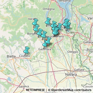 Mappa Via Francesco Petrarca, 28078 Romagnano Sesia NO, Italia (11.51895)
