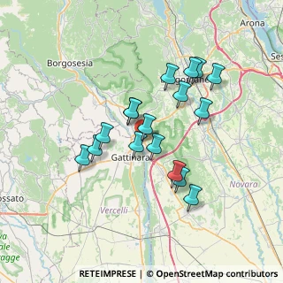 Mappa Via Francesco Petrarca, 28078 Romagnano Sesia NO, Italia (6.04765)