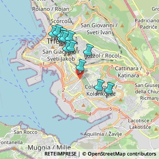 Mappa Via dei Soncini, 34145 Trieste TS, Italia (1.70667)