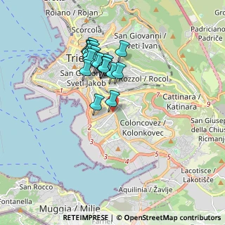 Mappa Via dei Soncini, 34145 Trieste TS, Italia (1.5875)