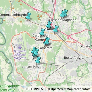 Mappa Via Fiume, 21017 Samarate VA, Italia (3.21538)