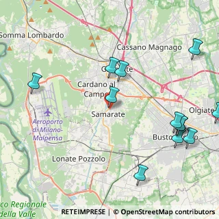 Mappa Via Fiume, 21017 Samarate VA, Italia (5.20583)