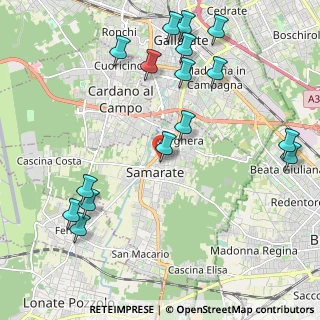 Mappa Via Fiume, 21017 Samarate VA, Italia (2.51625)