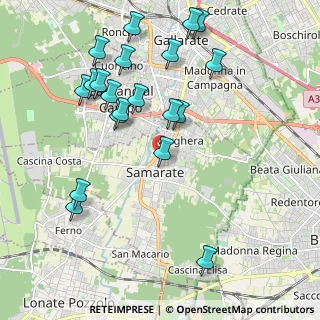 Mappa Via Fiume, 21017 Samarate VA, Italia (2.232)