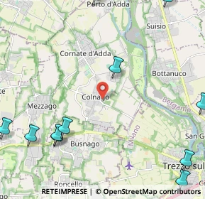 Mappa Via Madonna, 20872 Cornate d'Adda MB, Italia (3.3325)