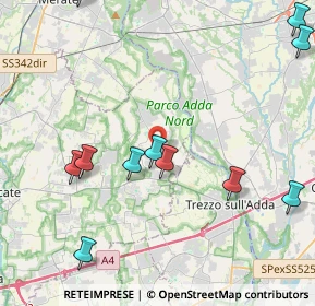 Mappa Via Madonna, 20872 Cornate d'Adda MB, Italia (5.08364)