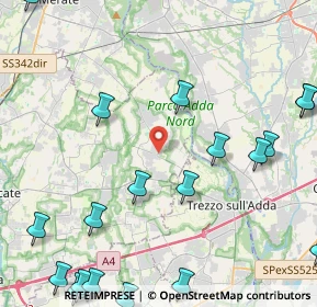 Mappa Via Madonna, 20872 Cornate d'Adda MB, Italia (6.3365)