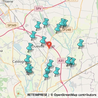 Mappa Via Giovanni Pascoli, 36031 Dueville VI, Italia (4.3585)
