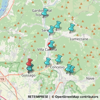 Mappa Via Ripe, 25069 Villa Carcina BS, Italia (4.01917)