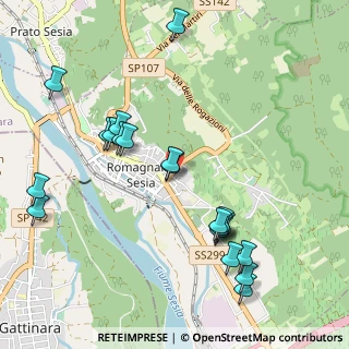 Mappa Via Giulio Pastore, 28078 Romagnano Sesia NO, Italia (1.132)