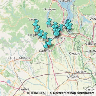 Mappa Via Giulio Pastore, 28078 Romagnano Sesia NO, Italia (11.12889)