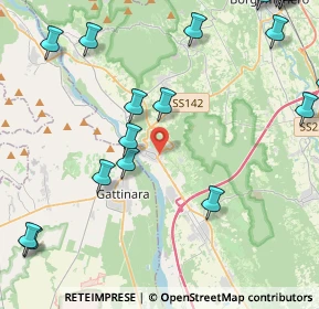 Mappa Via Giulio Pastore, 28078 Romagnano Sesia NO, Italia (6.2845)