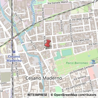 Mappa Via San Carlo, 9, 20811 Cesano Maderno, Monza e Brianza (Lombardia)