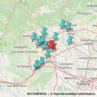 Mappa 36031 Dueville VI, Italia (10.08563)