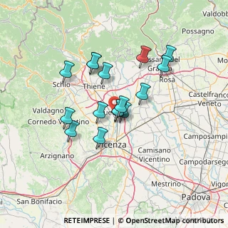 Mappa 36031 Dueville VI, Italia (11.03688)