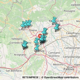 Mappa 36031 Dueville VI, Italia (10.349)