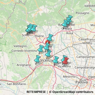 Mappa 36031 Dueville VI, Italia (14.12133)