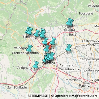 Mappa 36031 Dueville VI, Italia (11.64632)