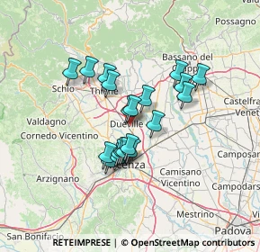 Mappa 36031 Dueville VI, Italia (10.247)