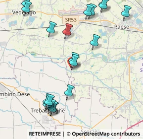 Mappa Via S. Ambrogio, 31050 Badoere TV, Italia (4.98474)