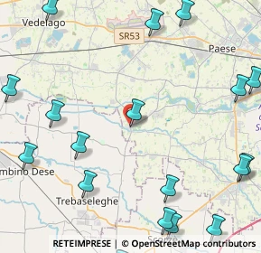 Mappa Via S. Ambrogio, 31050 Badoere TV, Italia (6.5055)