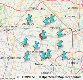 Mappa Via S. Ambrogio, 31050 Badoere TV, Italia (6.83)