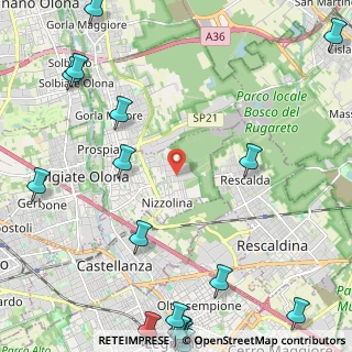 Mappa Via Lambro, 21050 Marnate VA, Italia (3.49882)
