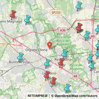 Mappa Via Lambro, 21050 Marnate VA, Italia (6.49)