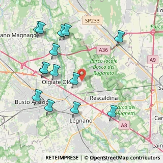 Mappa Via Lambro, 21050 Marnate VA, Italia (4.58)