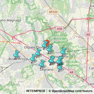 Mappa Via Lambro, 21050 Marnate VA, Italia (3.55833)