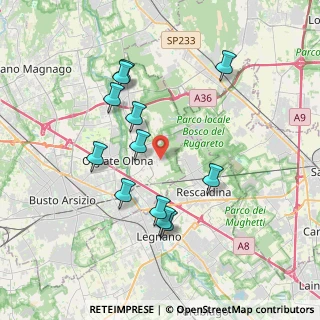 Mappa Via Lambro, 21050 Marnate VA, Italia (3.61)