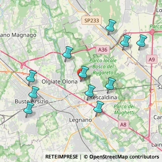 Mappa Via Lambro, 21050 Marnate VA, Italia (4.38909)