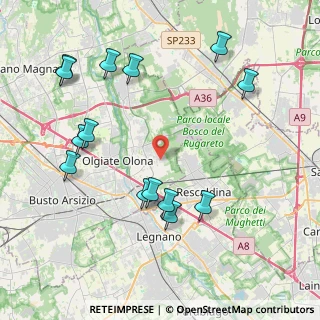 Mappa Via Lambro, 21050 Marnate VA, Italia (4.61429)