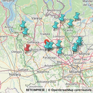 Mappa Via Lambro, 21050 Marnate VA, Italia (15.96625)