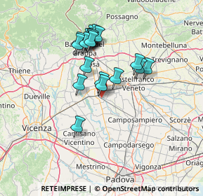 Mappa Via del Tergola, 35013 Cittadella PD, Italia (12.1)