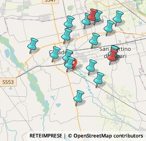 Mappa Via del Tergola, 35013 Cittadella PD, Italia (3.66944)