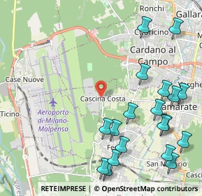 Mappa Via Cascina Costa, 21017 Samarate VA, Italia (2.67684)