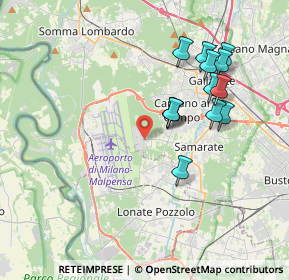 Mappa Via Cascina Costa, 21017 Samarate VA, Italia (3.56154)