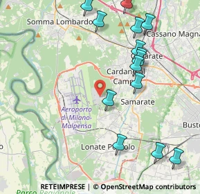 Mappa Via Cascina Costa, 21017 Samarate VA, Italia (4.69)