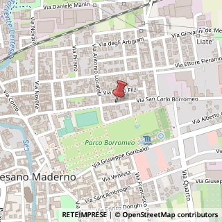 Mappa Via San Carlo, 51, 20811 Cesano Maderno, Monza e Brianza (Lombardia)