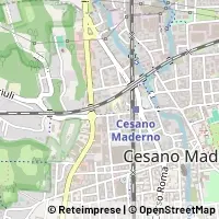 Kort Cesano Maderno