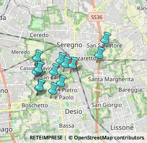 Mappa Via Antonio Gramsci, 20050 Seregno MB, Italia (1.56)