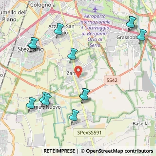 Mappa Via Lombardia, 24050 Zanica BG, Italia (2.64615)