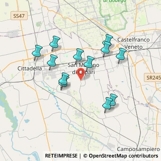 Mappa Vicolo Armando Diaz, 35018 San Martino di Lupari PD, Italia (3.42417)