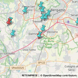 Mappa Via Levate, 24044 Dalmine BG, Italia (5.2075)