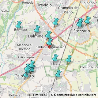 Mappa Via Levate, 24044 Dalmine BG, Italia (2.41188)