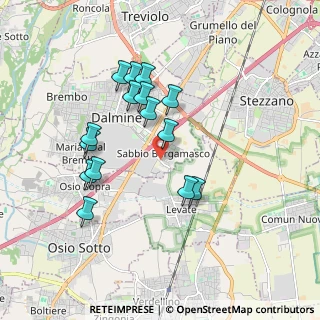 Mappa Via Levate, 24044 Dalmine BG, Italia (1.67867)