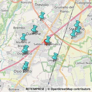 Mappa Via Levate, 24044 Dalmine BG, Italia (2.23308)